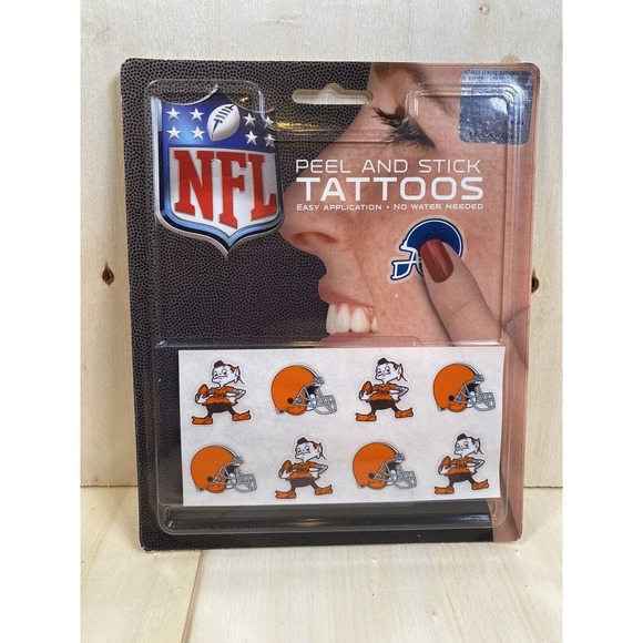 NFL Football Face Temporary Tattoo Pick your team! Peel and Stick NFL brand‎ - Picture 2 of 11